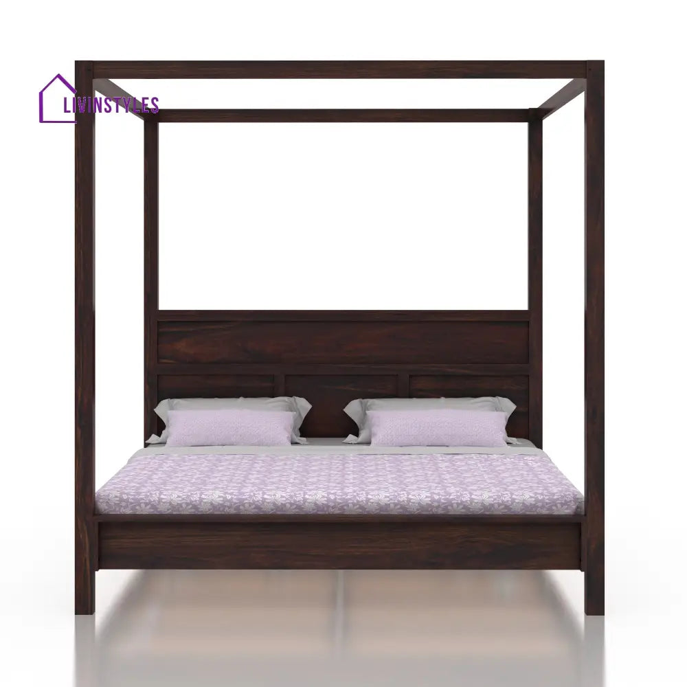 Paloma Grand Poster Solid Sheesham Wood Bed Bed