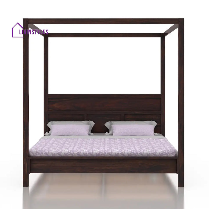 Paloma Grand Poster Solid Sheesham Wood Bed Bed
