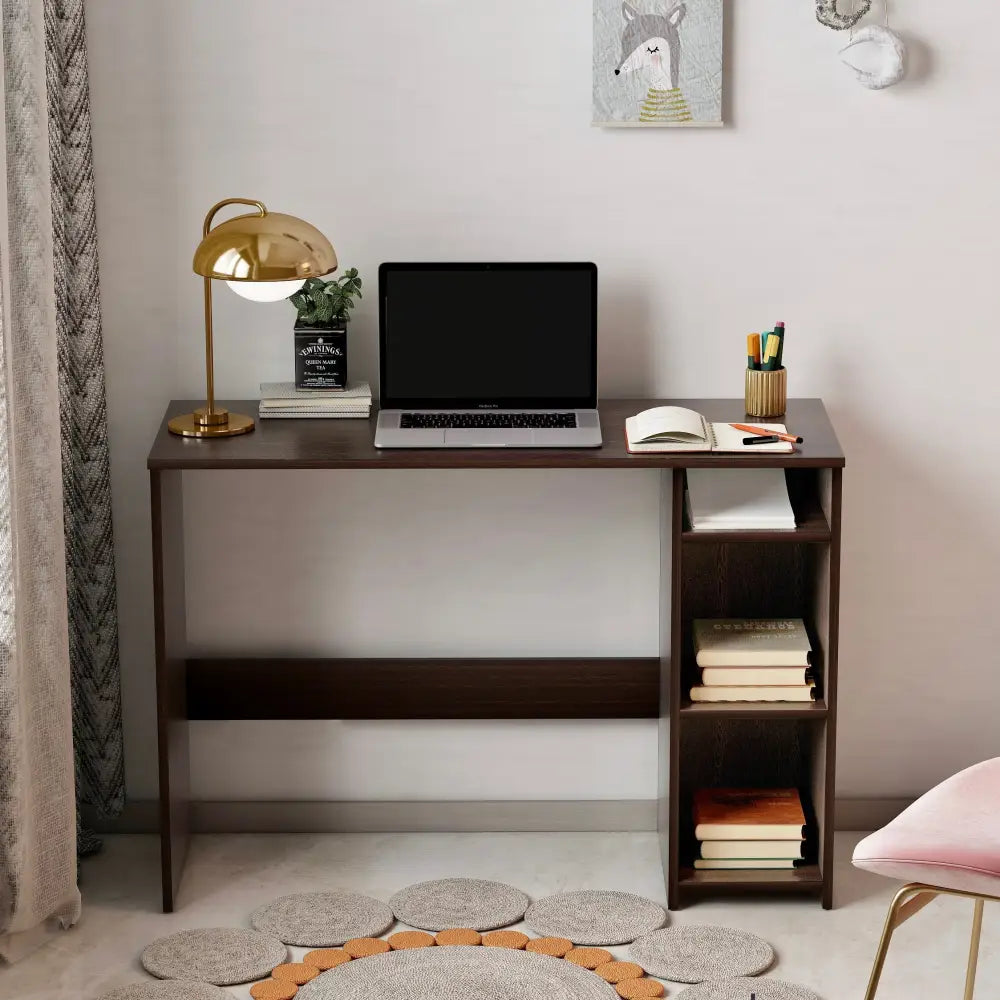 Pari Study Table | Computer Desk | WFH Office Table with Storage Study Table Desk