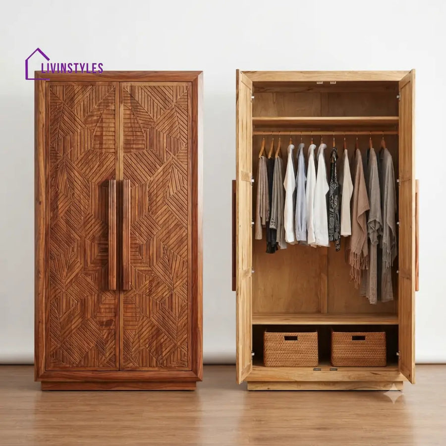 Paridhi Wooden Wardrobe for Clothes | Cupboard for Clothes