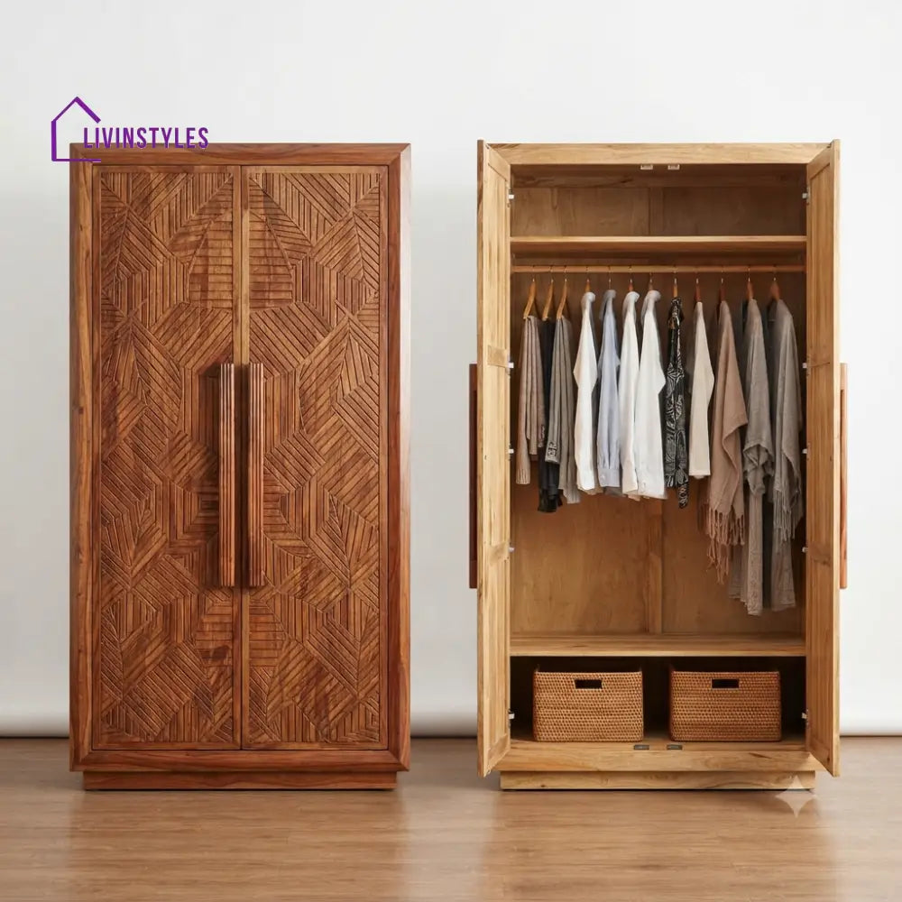 Paridhi Wooden Wardrobe for Clothes | Cupboard for Clothes