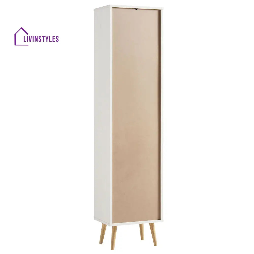 Frances Woven Rattan Tallboy Bathroom Unit White Bathroom Cabinets