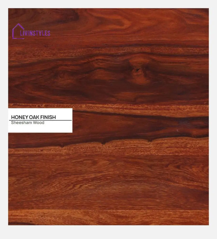 Parnika Sheesham Wood Writing Table In Honey Oak Finish