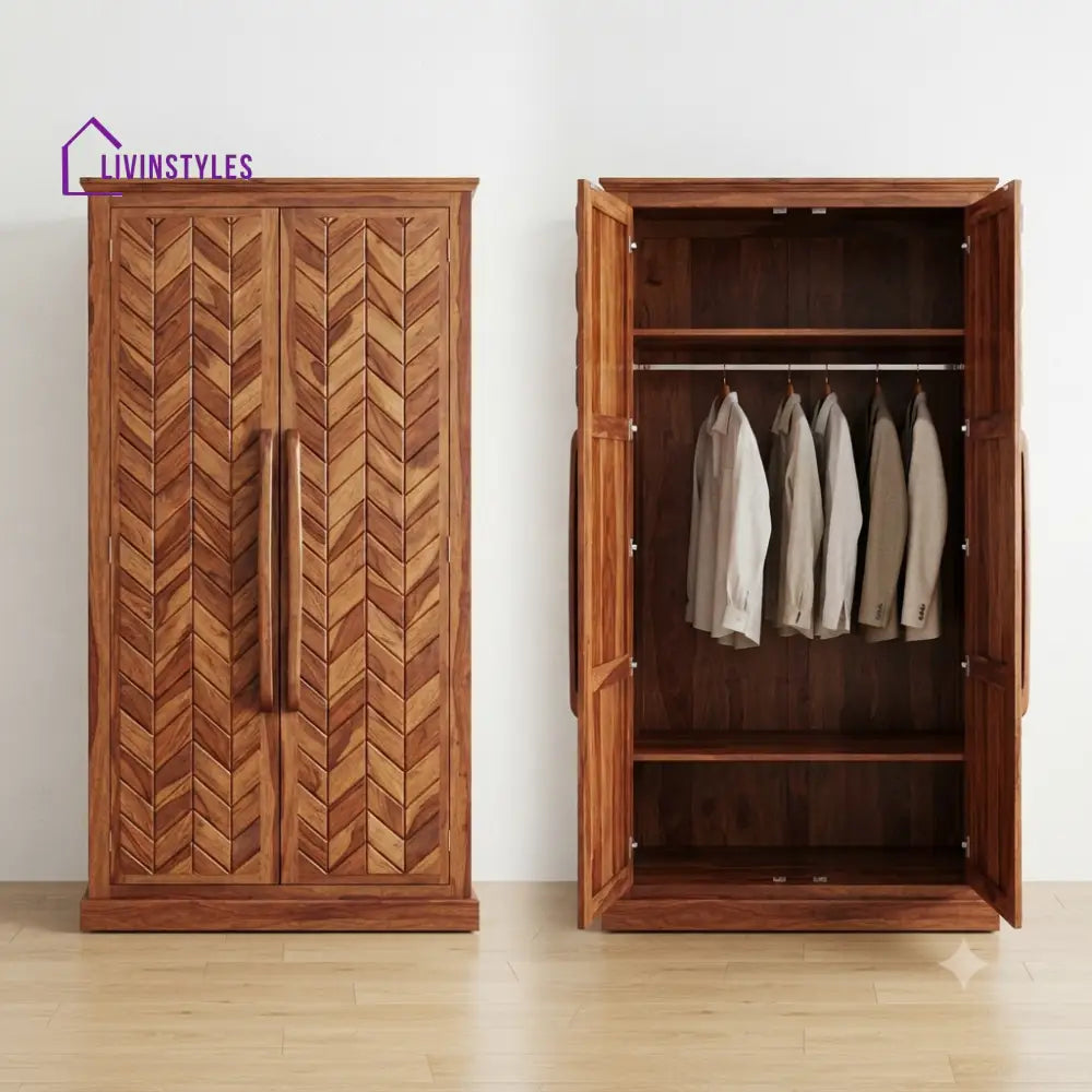 Parnika Wooden Wardrobe for Clothes | Cupboard for Clothes