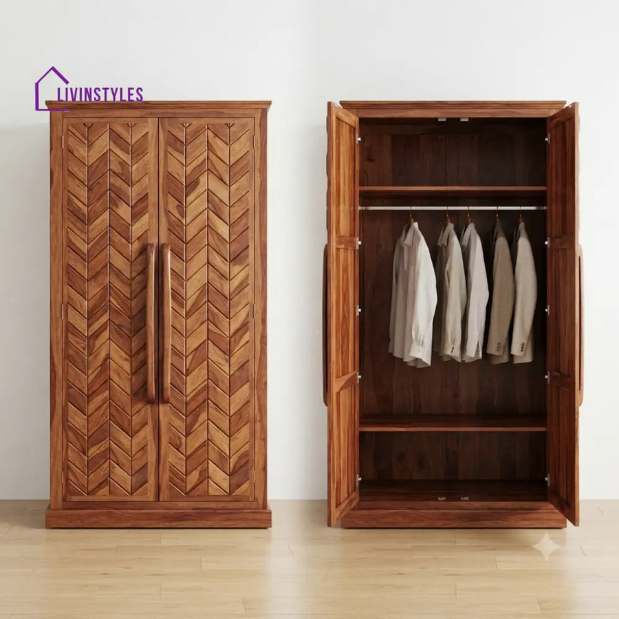 Parnika Wooden Wardrobe for Clothes | Cupboard for Clothes
