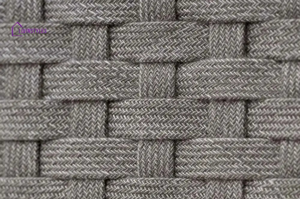 Patrice Outdoor Poolside Sunbed With Cushion Daybed (Grey) Braided & Rope - Sunbed