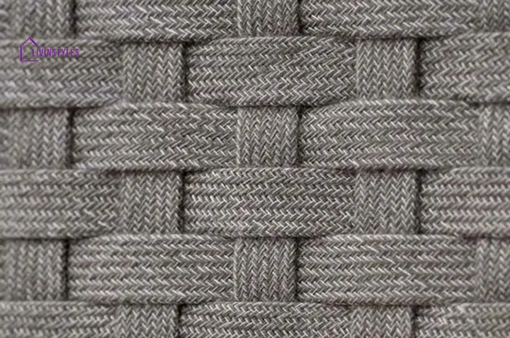 Patrice Outdoor Poolside Sunbed With Cushion Daybed (Grey) Braided & Rope - Sunbed