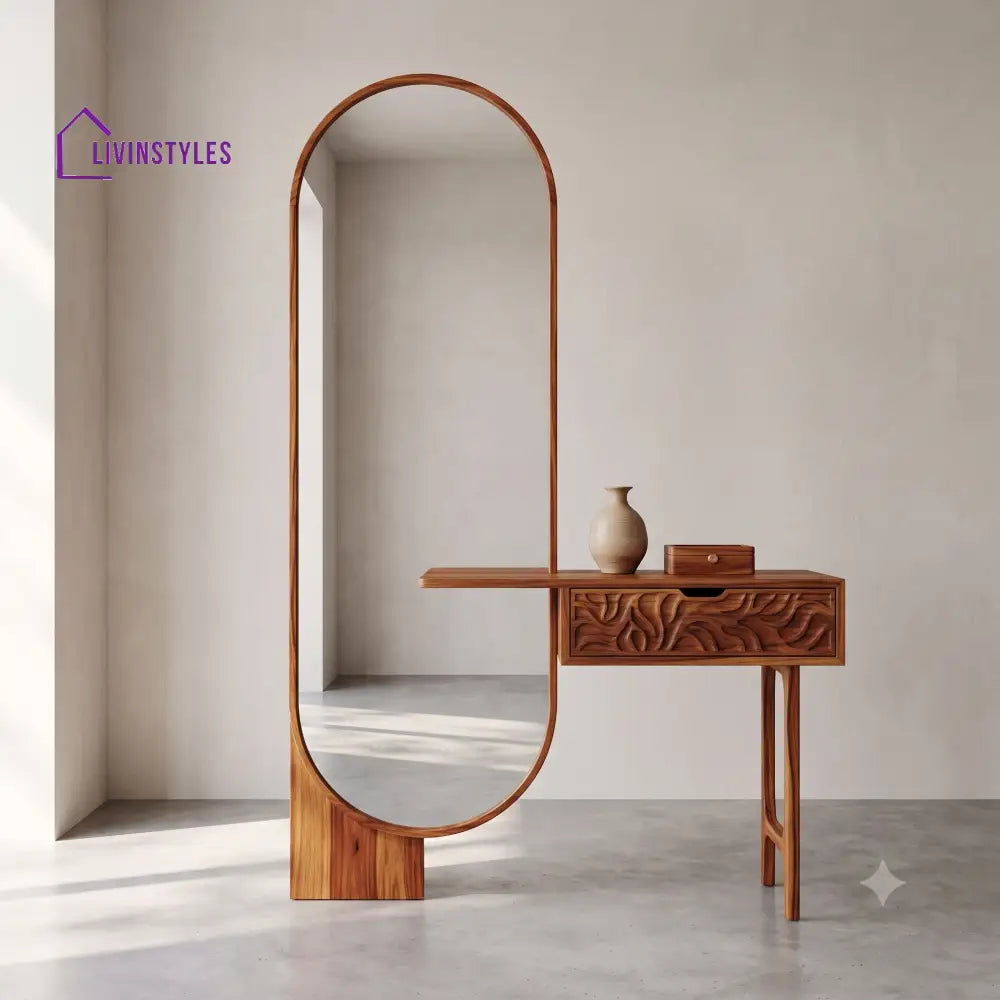 Patrice Premium Solid Wood Dressing Table for Bedroom | New Designer Dressing Unit