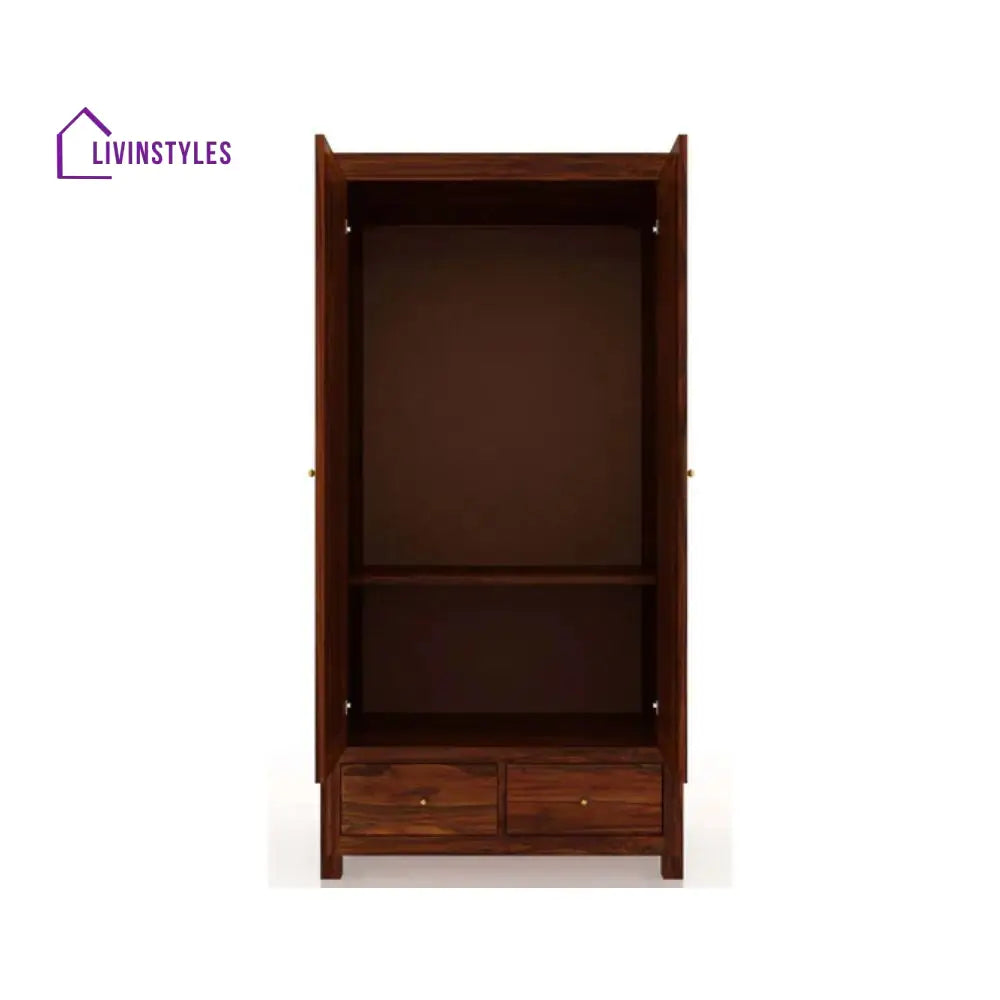 Patricia 2 door sheesham wood wardrobe