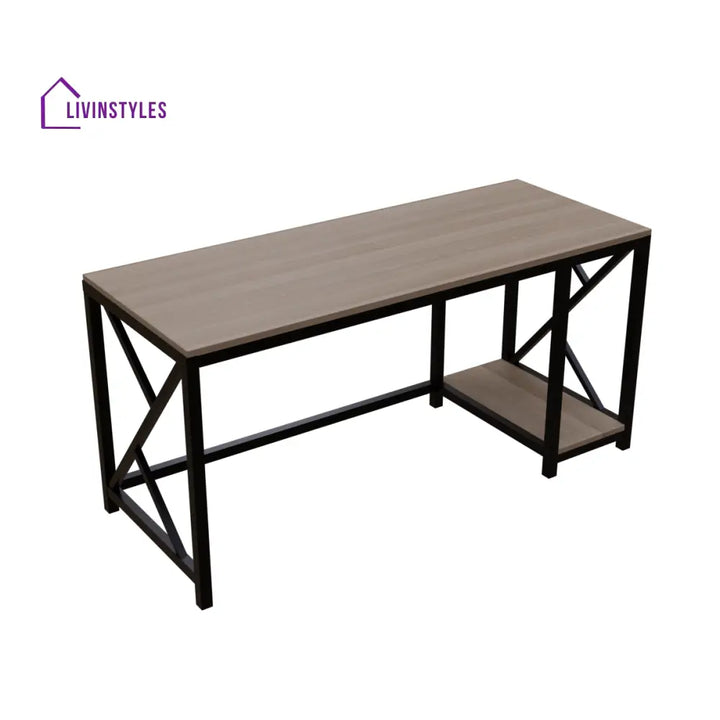 Patrick Computer Table With Open Storage | Computer Table | Study Table for Home - Art & Drafting Tables