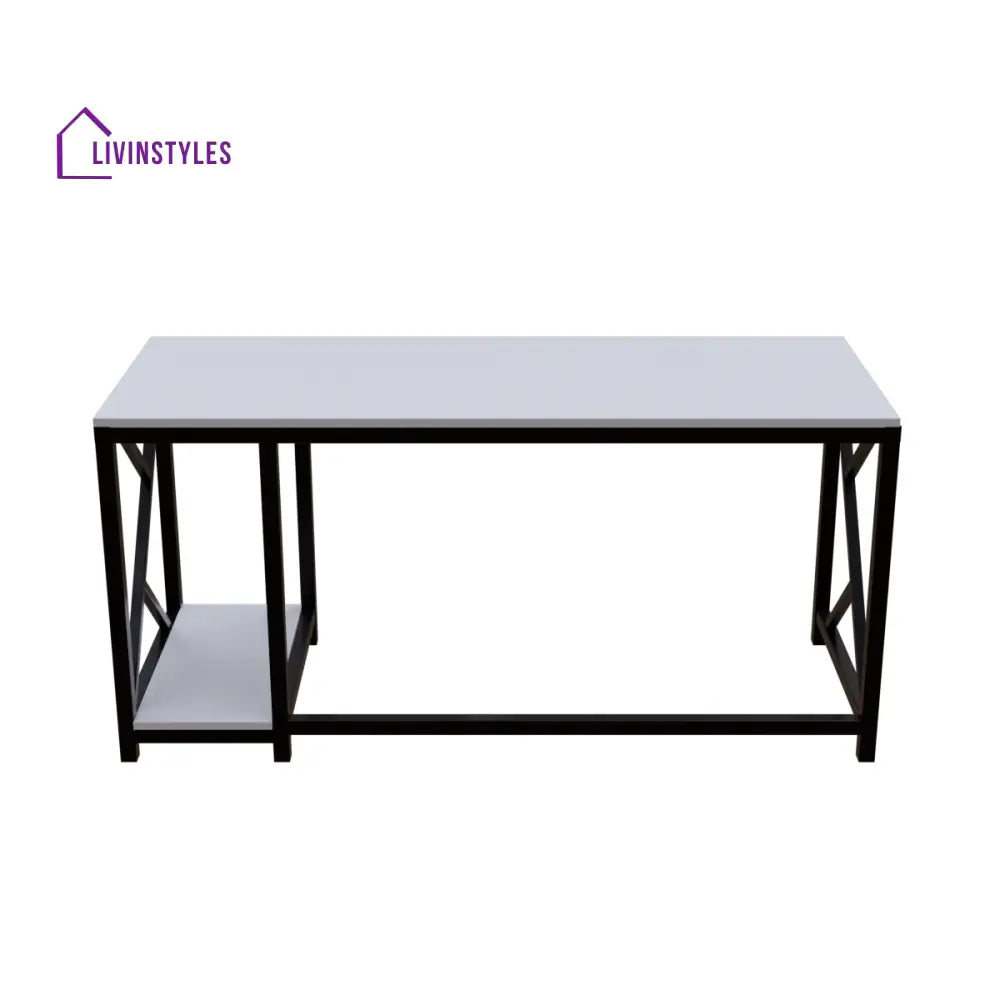 Patrick Computer Table With Open Storage | Computer Table | Study Table for Home - Art & Drafting Tables