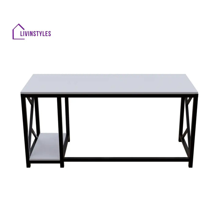 Patrick Computer Table With Open Storage | Computer Table | Study Table for Home - Art & Drafting Tables