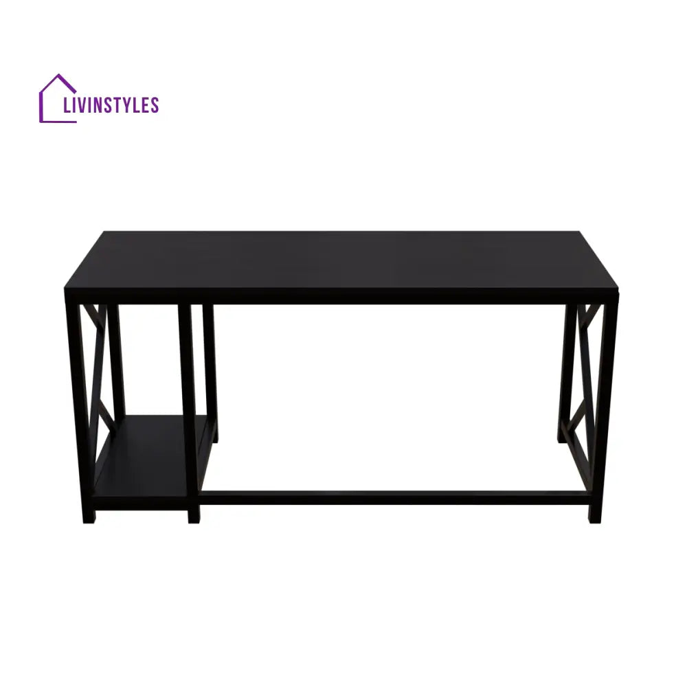Patrick Computer Table With Open Storage | Computer Table | Study Table for Home - Art & Drafting Tables