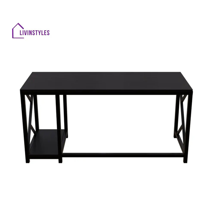 Patrick Computer Table With Open Storage | Computer Table | Study Table for Home - Art & Drafting Tables