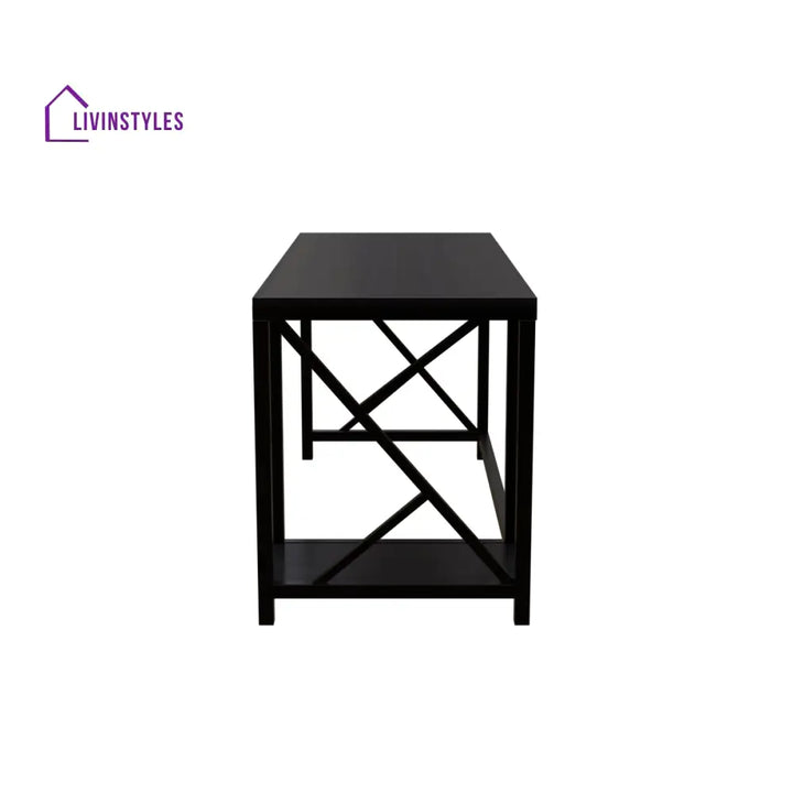 Patrick Computer Table With Open Storage | Computer Table | Study Table for Home - Art & Drafting Tables