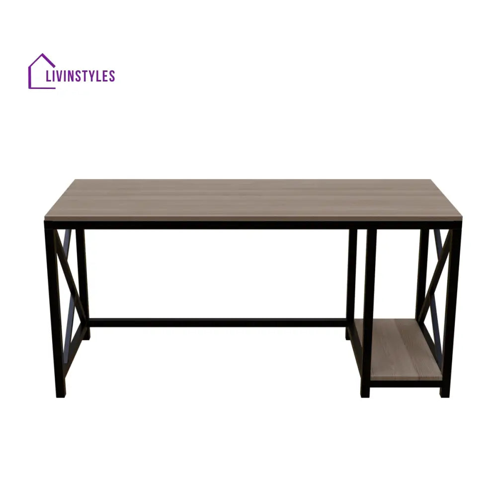 Patrick Computer Table With Open Storage | Computer Table | Study Table for Home - Art & Drafting Tables