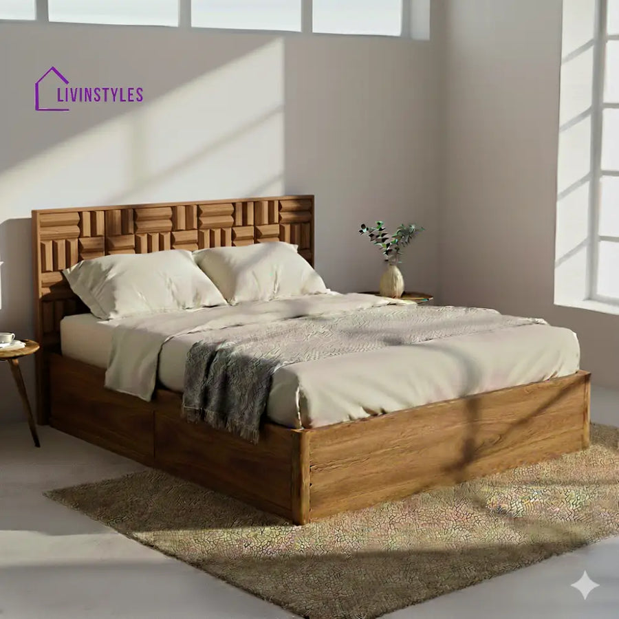 Paul Premium Sheesham Wood Bed