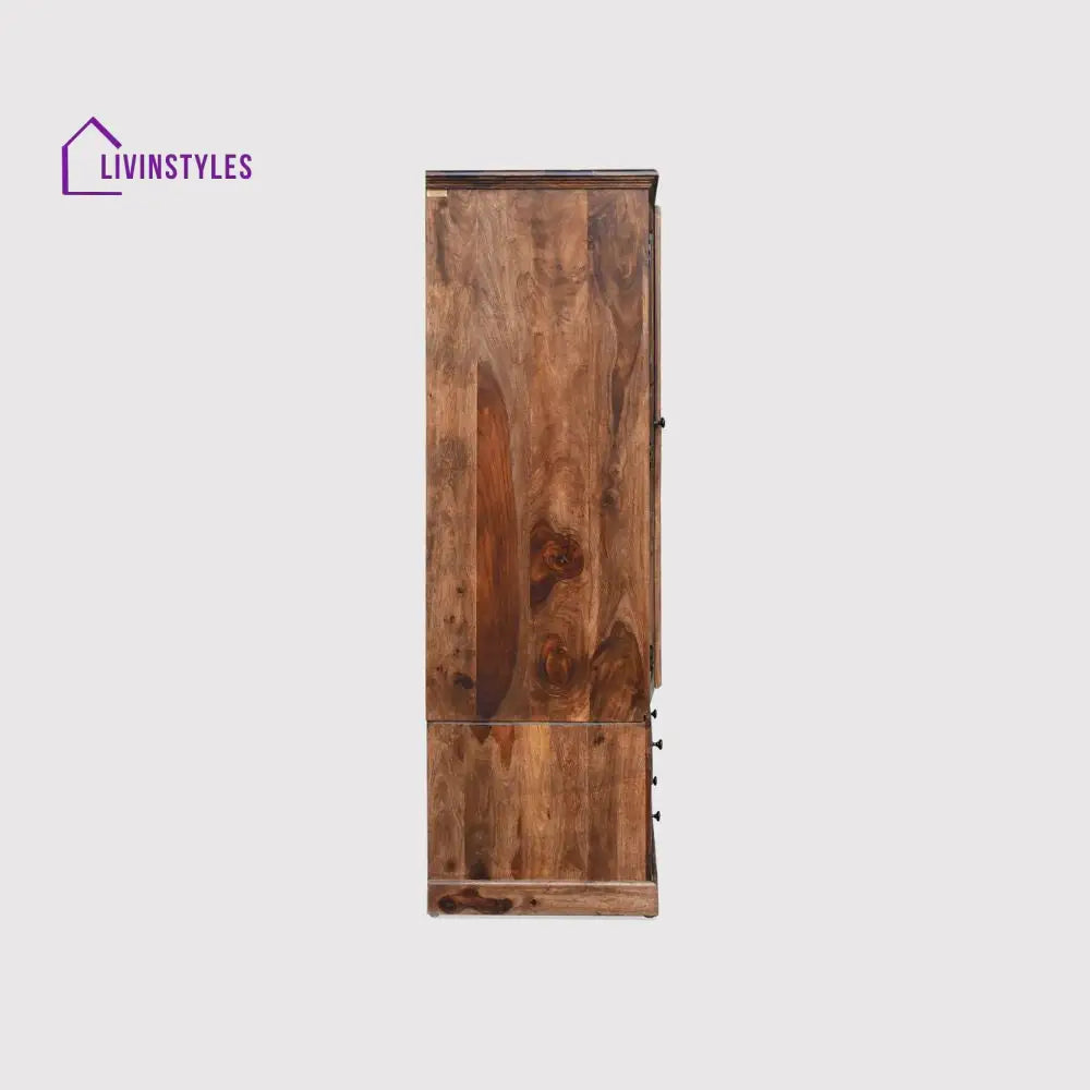 Paula 2 door sheesham wood wardrobe