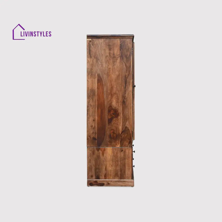 Paula 2 door sheesham wood wardrobe