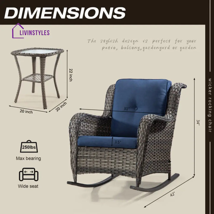 Pavan 2 Seater Square Outdoor Set With Cushions