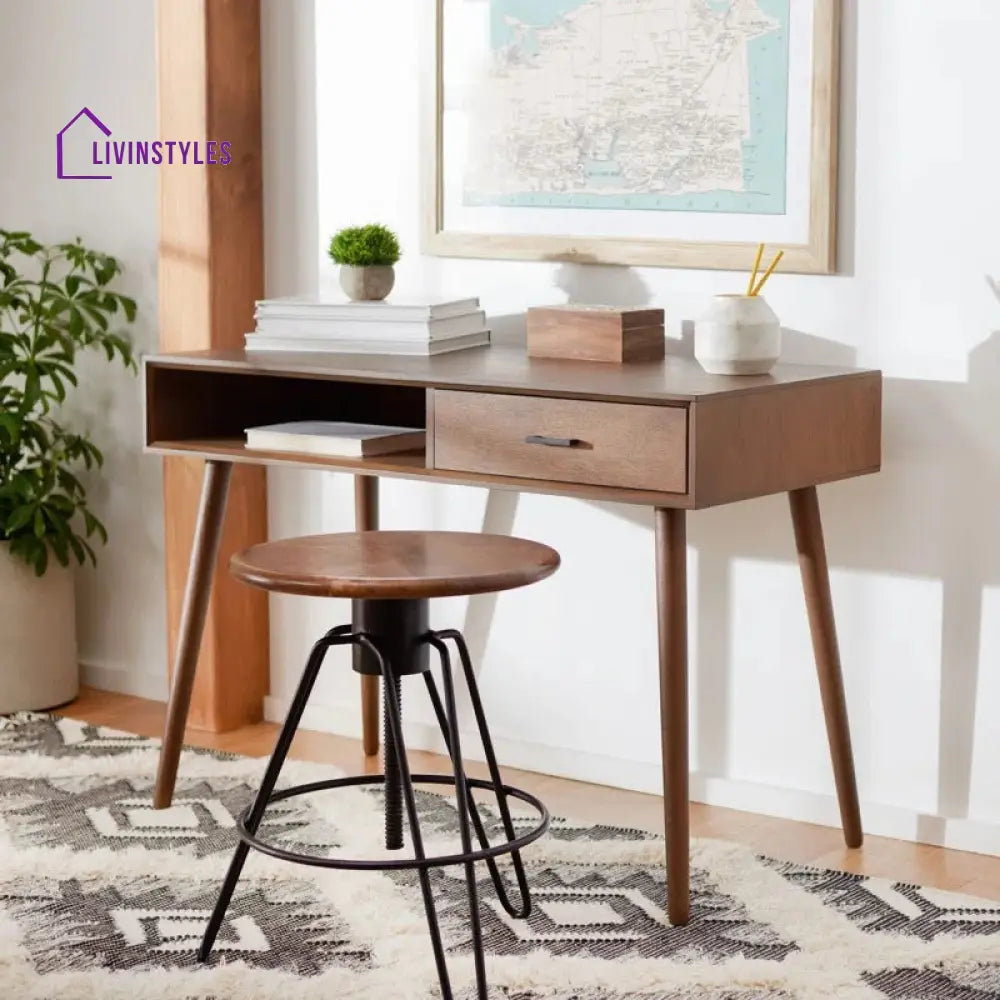 Pavel Solid Sheesham Wood Study Table for Students