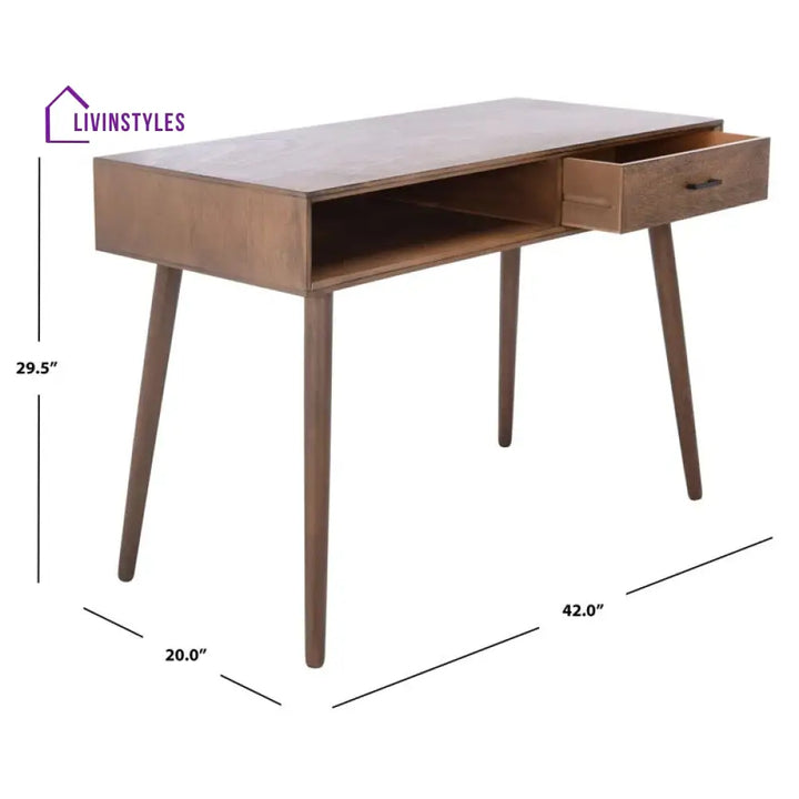 Pavel Solid Sheesham Wood Study Table for Students