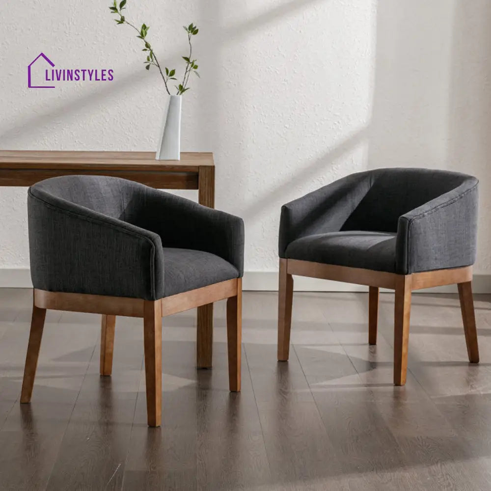 Pavitra Solid Wood and Fabric Arm Chair | Living Room Chair | Lounge Chair - Single Chair