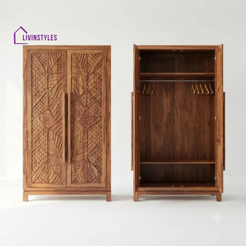 Pavitra Wooden Wardrobe for Clothes | Cupboard for Clothes