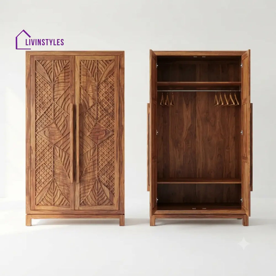 Pavitra Wooden Wardrobe for Clothes | Cupboard for Clothes