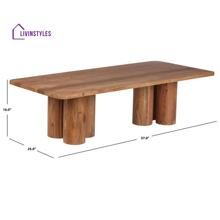 Payal Solid Wood Coffee Table for Living Room