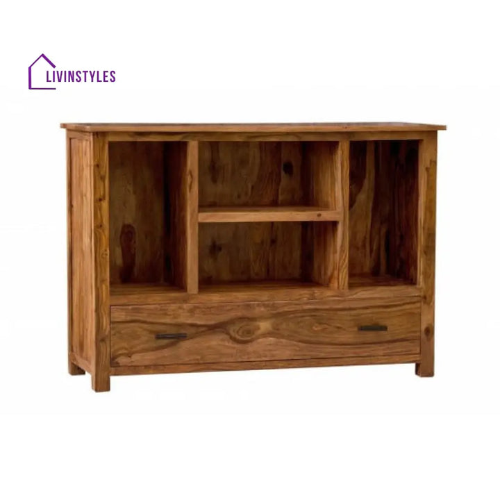 Payal Symmetric Bookcase (Standard Honey Finish)