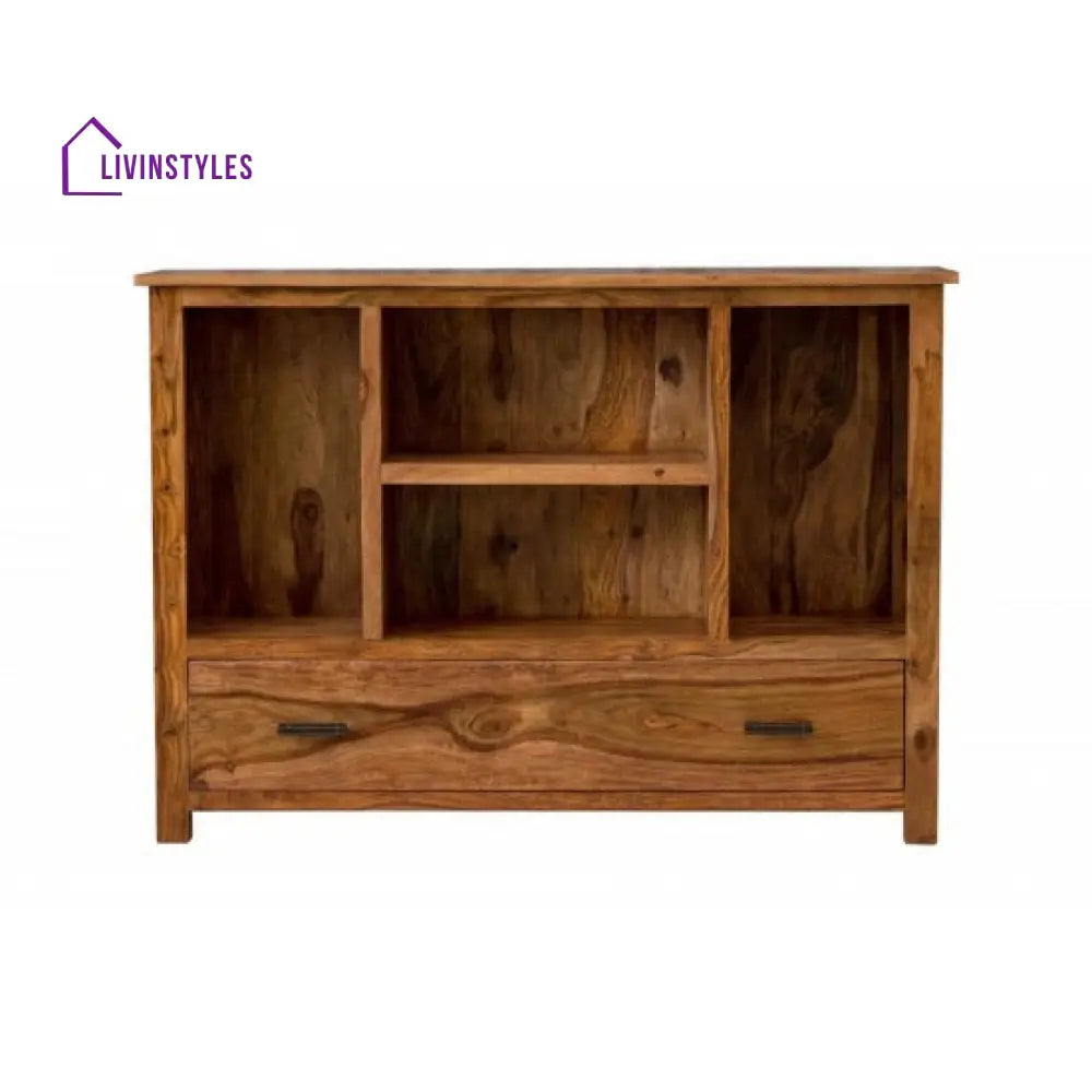 Payal Symmetric Bookcase (Standard Honey Finish)