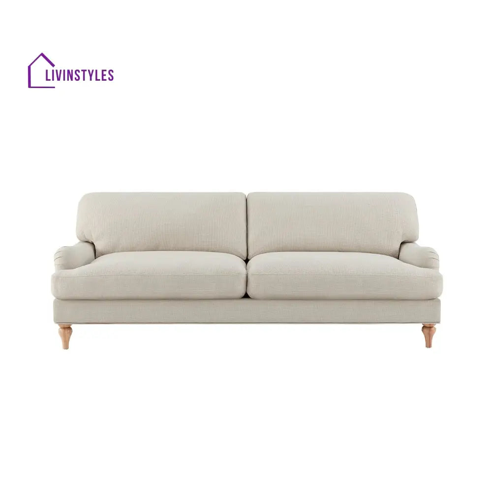 Pedro 3 Seater Sofa - Beige - Sofas