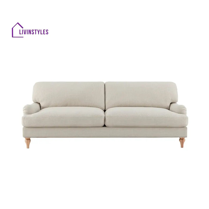 Pedro 3 Seater Sofa - Beige - Sofas