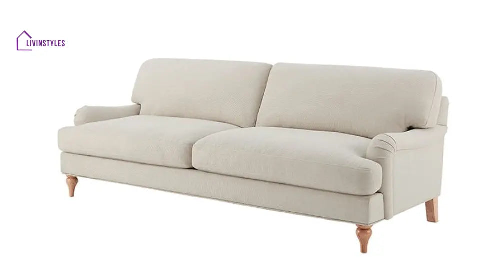 Pedro 3 Seater Sofa - Beige - Sofas