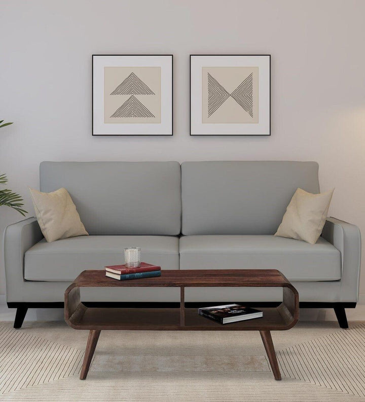 Peep Sheesham Wood Coffee Table In Provincial Teak Finish