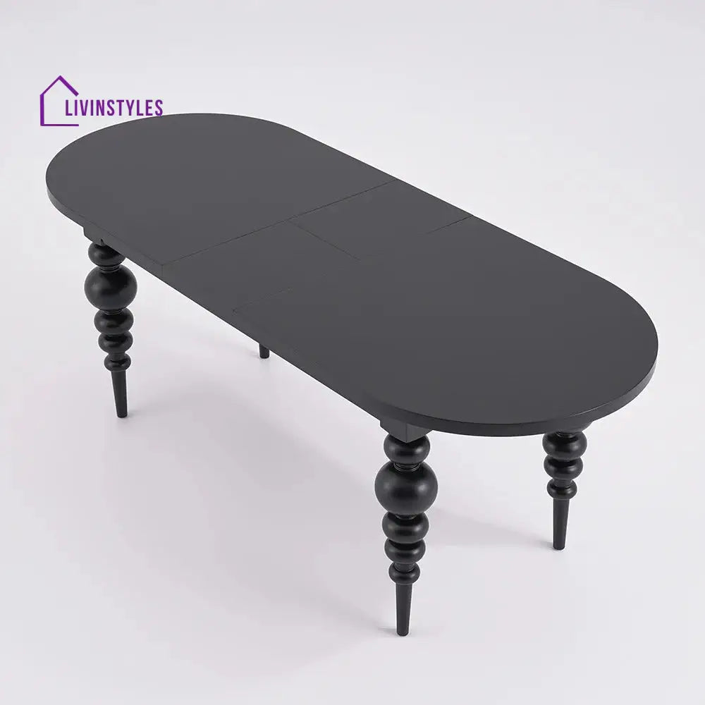 Pelageya Solid Wood 6 Seater Dining Table Set