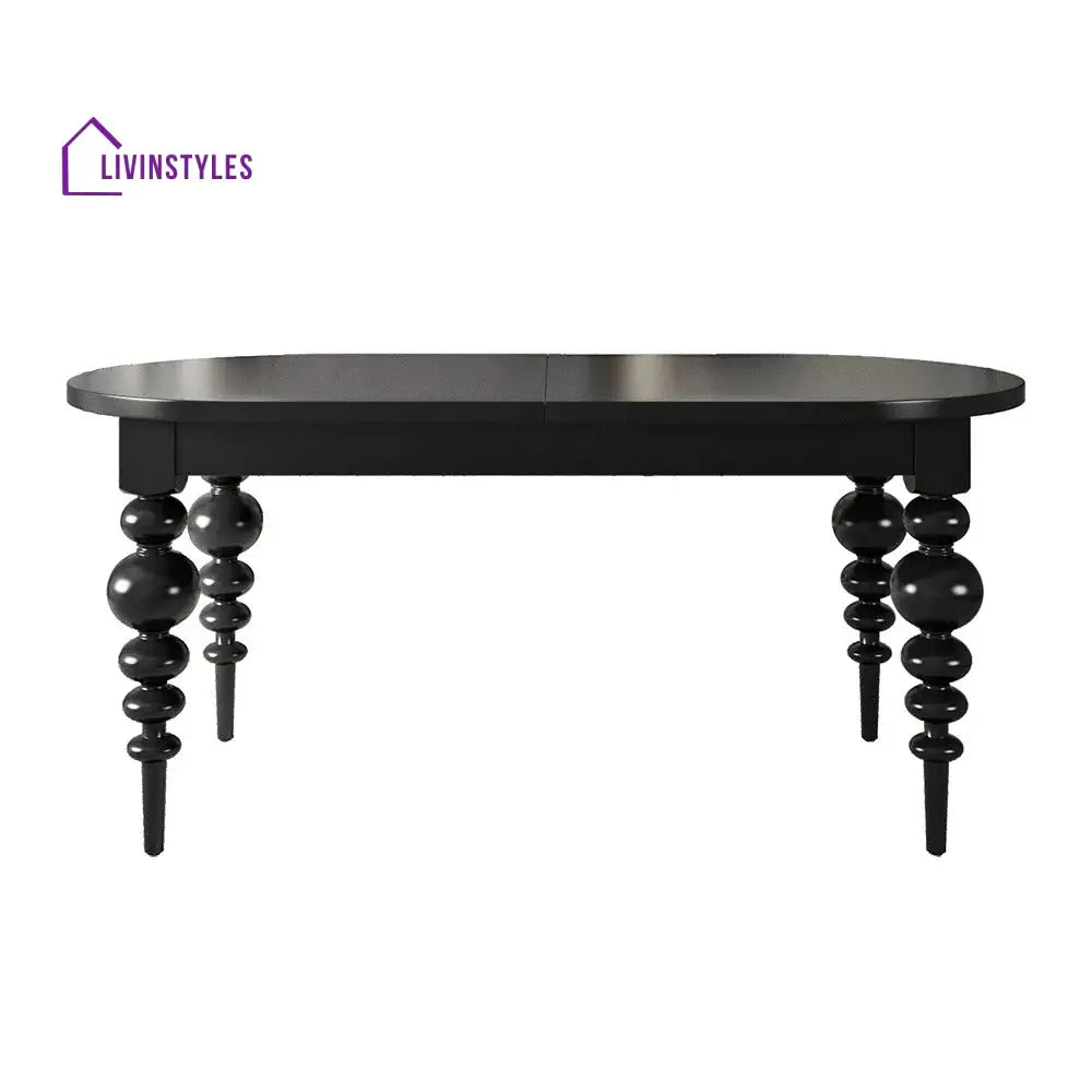Pelageya Solid Wood 6 Seater Dining Table Set