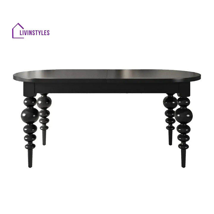 Pelageya Solid Wood 6 Seater Dining Table Set