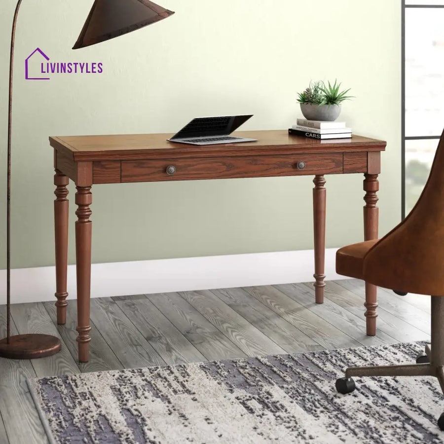Pelageya Solid Wood Study Table for Students