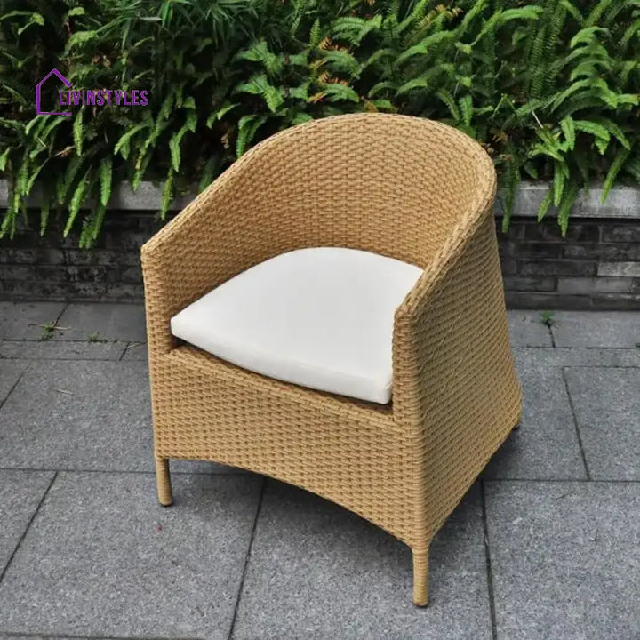 Pepe Outdoor Patio Seating Set 4 Chairs and 1 Table Set (Honey) - Coffee Table Sets