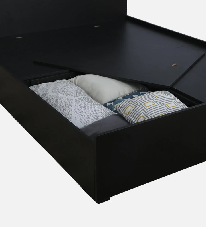 LuxeWood Platform Bed Queen Size with Box Storage