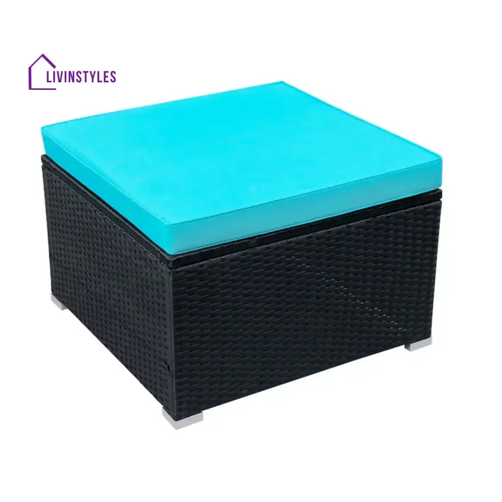 Petra 5-Piece Outdoor Wicker Furniture Set Modern Outdoor L-Shaped - Sofa Set
