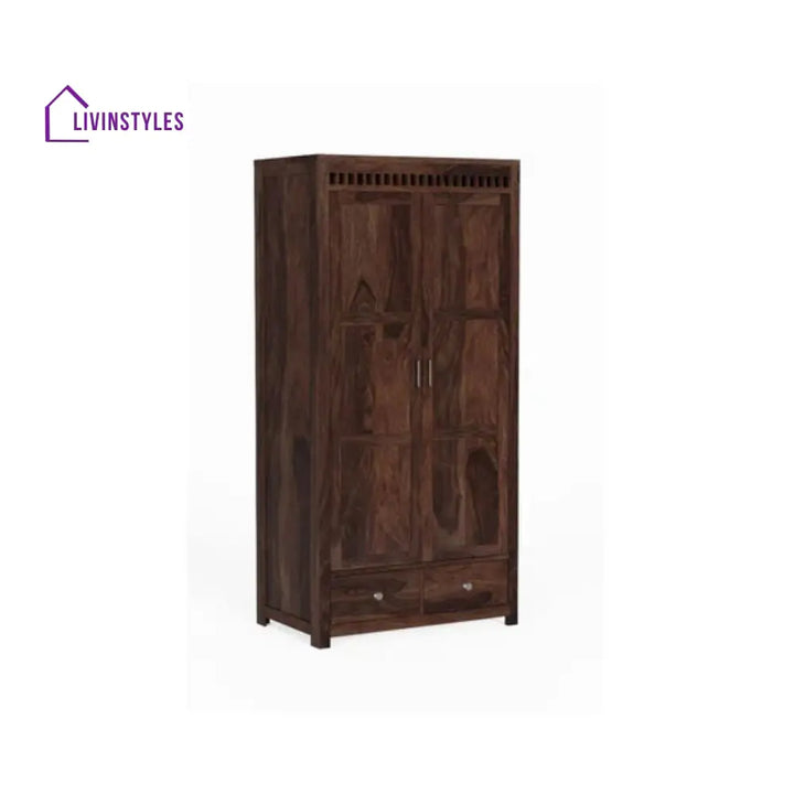 Pilar 2 door sheesham wood wardrobe
