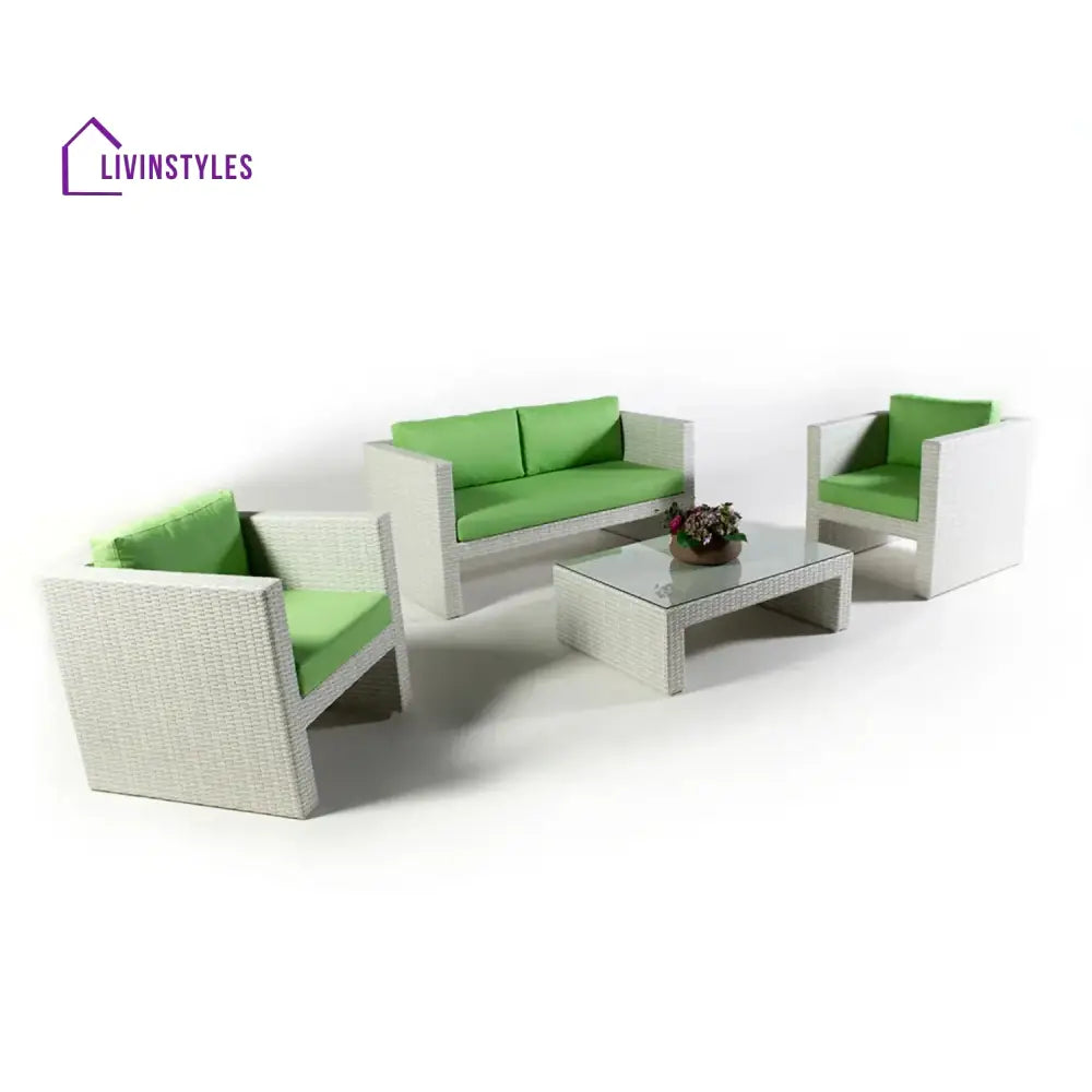 Pilar 4-Piece Outdoor Rattan Wicker Patio Sofa Set - Sofa Set