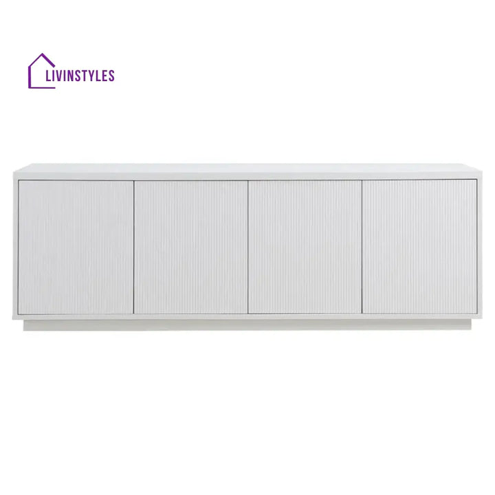 Piper Wooden Finish Tv Unit Stand for Living Room