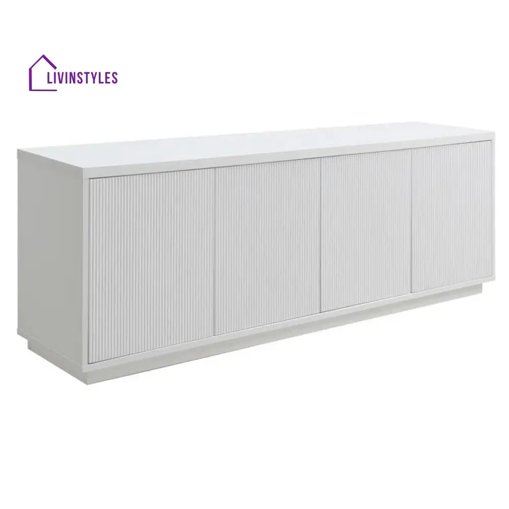 Piper Wooden Finish Tv Unit Stand for Living Room
