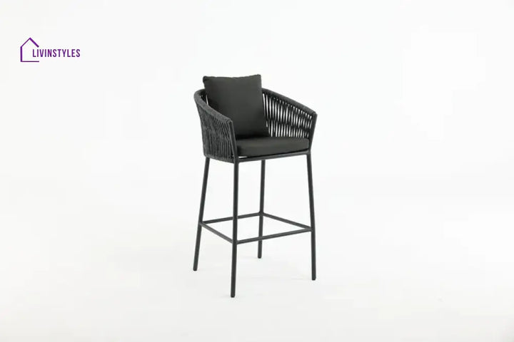 Pirlo Outdoor Patio Bar Sets 4 Chairs and 1 Table (Dark Grey) - Bar Sets