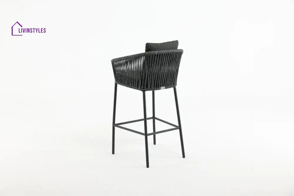 Pirlo Outdoor Patio Bar Sets 4 Chairs and 1 Table (Dark Grey) - Bar Sets