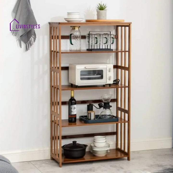 Platon Solid Wood Storage Shelves